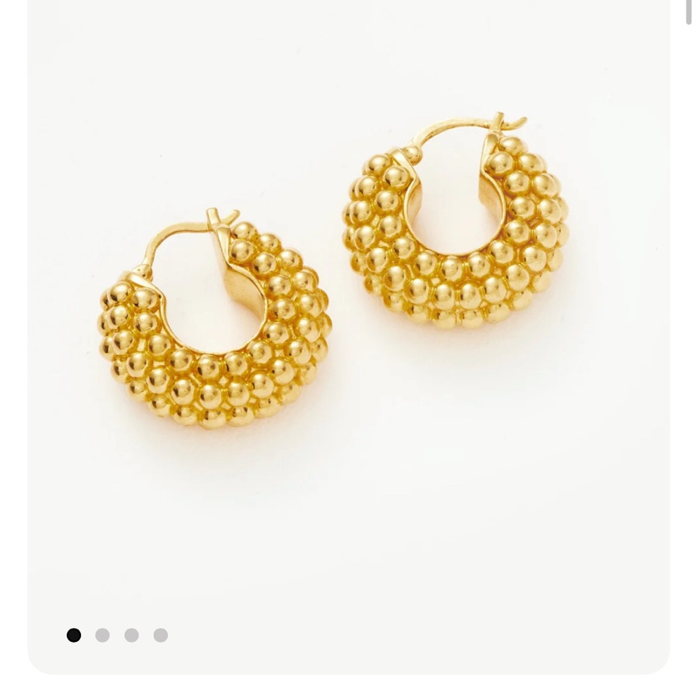 Missioma Baya Hoop Earrings - 18k Gold Plates